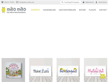 Tablet Screenshot of miko-miko.com